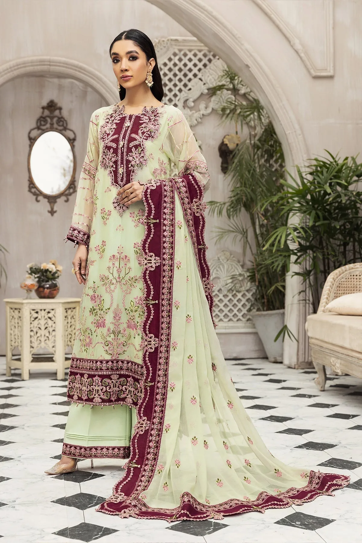 Alizeh Ik Dastaan Embroidered Chiffon Collection – Nora