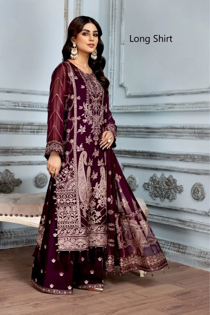 Alizeh Mah-e-Ru Festive Embroidered Chiffon Collection '– Lailomah