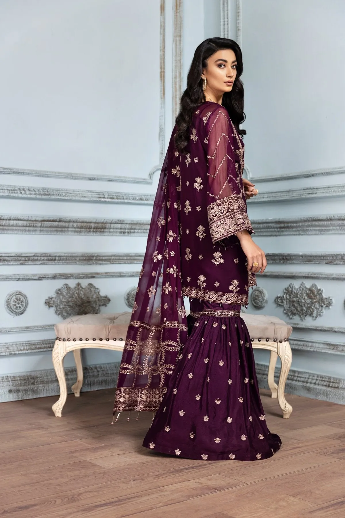 Alizeh Mah-e-Ru Festive Embroidered Chiffon Collection '– Lailomah