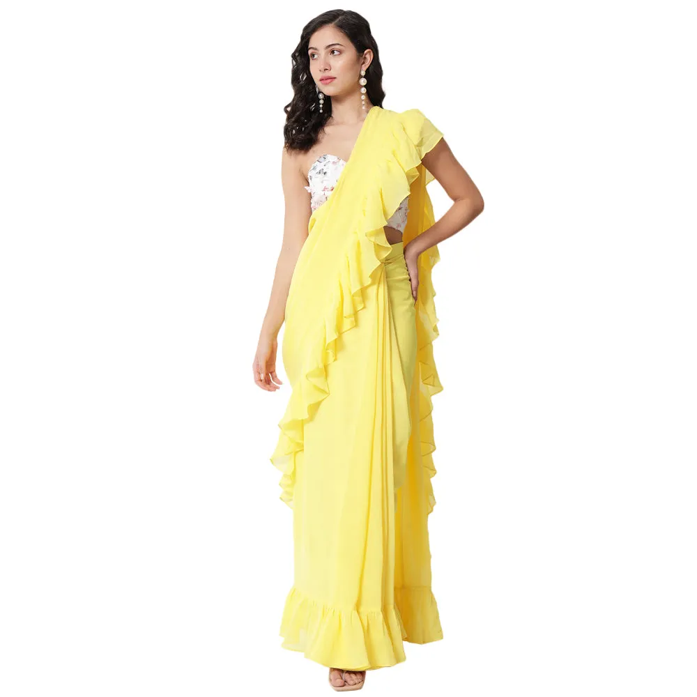 CHAAND BAALI STITCHED SAREE