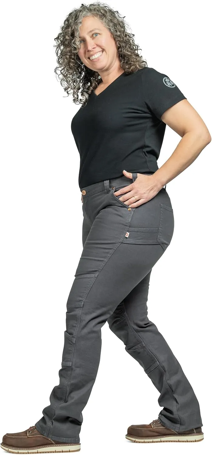 Dovetail Workwear Go to Pant for Women, Straight fit, 8 Pockets, Tool Loop