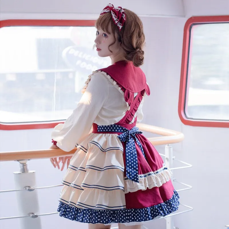 Fruit & Bear ~ Sweet Short Lolita Skirt Suspender Skirt by Yomi