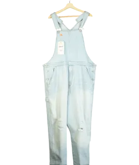 levis Blue X Erl Denim Overall UK L